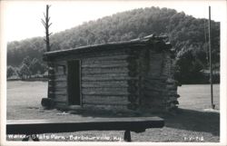 Log Cabin at Walker State Park Postcard