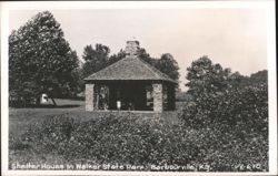 Shelter House In Walker State Park Postcard