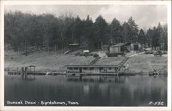 Sunset Dock Postcard