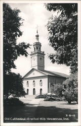 Old Cathedral - Erected 1826 Postcard