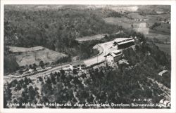 Alpine Motel and Restaurant atop Cumberland Overlook Postcard