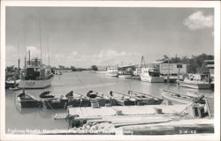 Fishing Boats Docked, FIJI III, Overseas Highway Postcard