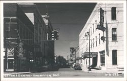Grand Hotel and Jewel Cafe Street Scene Postcard