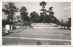 The Patio, Roosevelt State Park Postcard