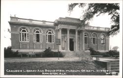Carnegie Library And Regar Mem. Museum Of Nat'l. History Postcard