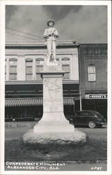 Confederate Monument Erected by United Daughters of the Confederacy, 1923 Postcard
