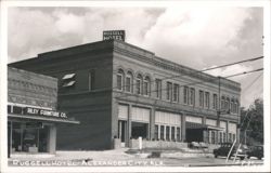 Russell Hotel and Riley Furniture Co. Postcard