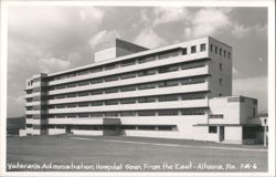 Veteran's Administration Hospital Seen From the East Postcard