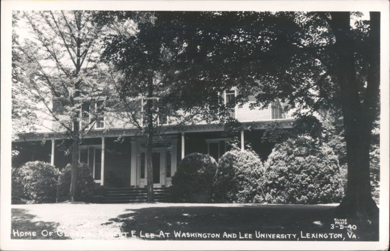 Home of General Robert E. Lee at Washington and Lee University Lexington Virginia