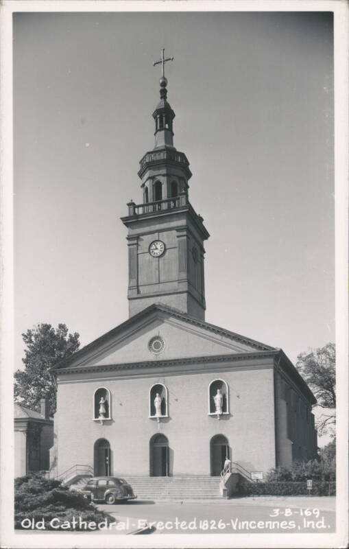 Old Cathedral, Erected 1826 Vincennes Indiana