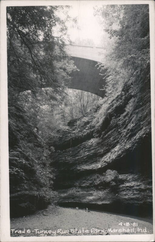 Bridge over Trail 6, Turkey Run State Park Marshall Indiana
