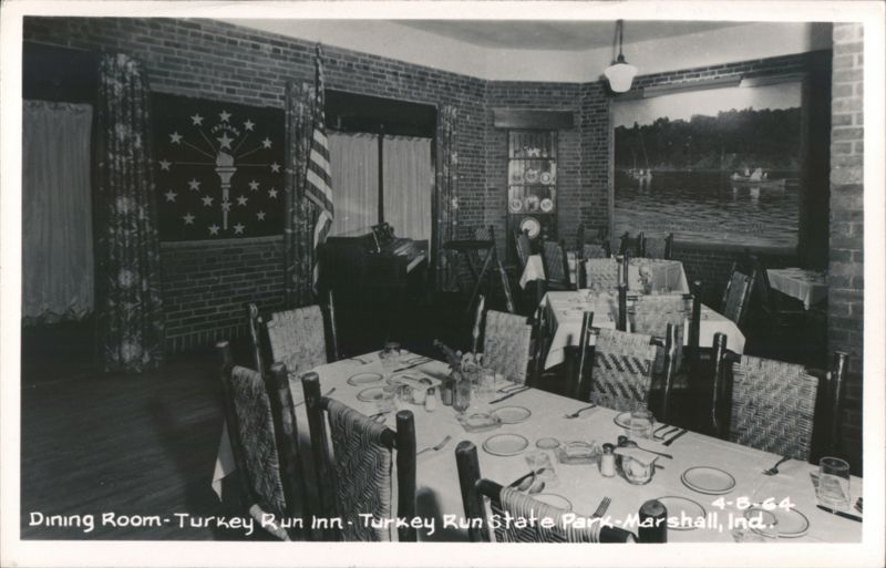 Dining Room, Turkey Run Inn, Turkey Run State Park Marshall Indiana