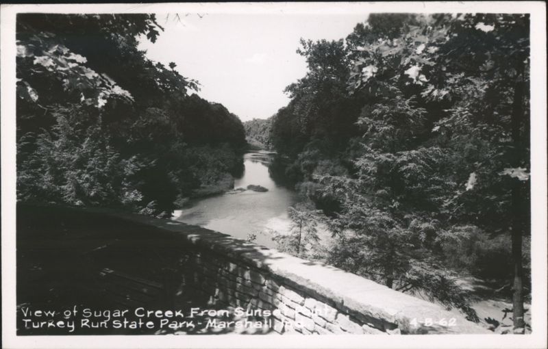 View of Sugar Creek From Sunset Point, Turkey Run State Park Marshall Indiana