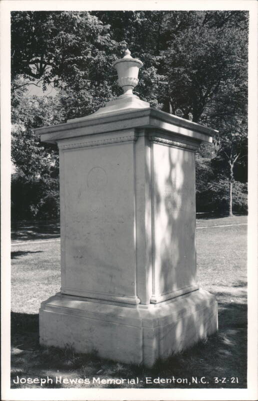Joseph Hewes Memorial Edenton North Carolina