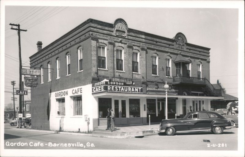 Gordon Cafe and Gordon Inn, Barnesville Georgia