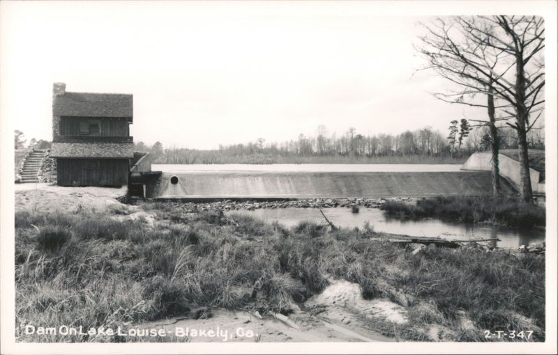 Dam on Lake Louise Blakely Georgia