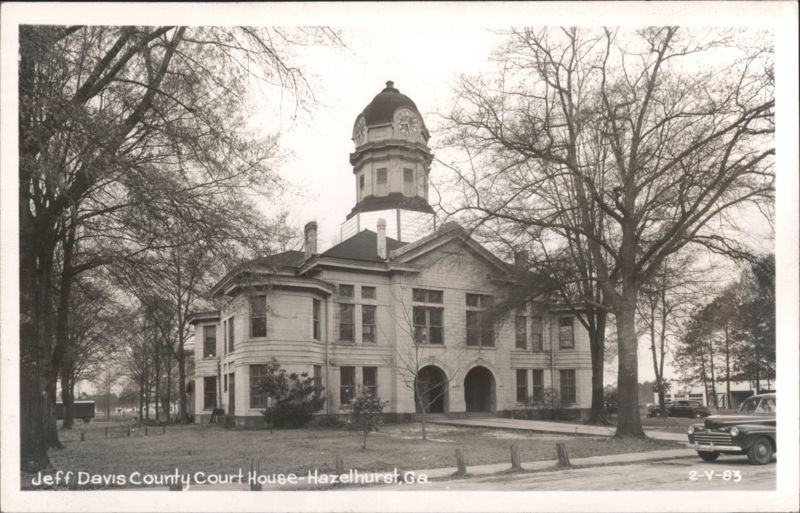 Jeff Davis County Court House Hazlehurst Georgia