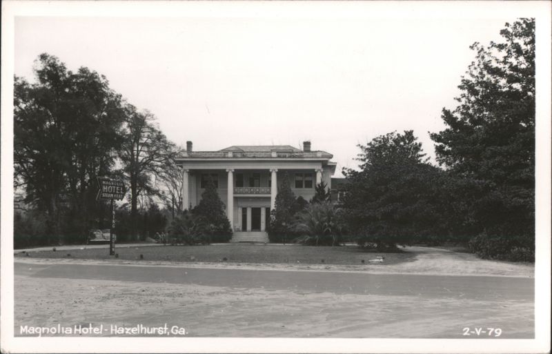 Magnolia Hotel, Neoclassical Building Hazlehurst Georgia