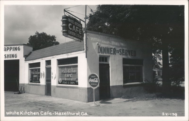 White Kitchen Cafe, Chicken & Steaks Restaurant Hazlehurst Georgia