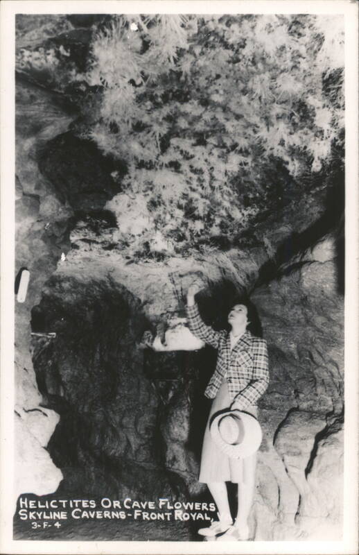 Helictites or Cave Flowers, Skyline Caverns Front Royal Virginia