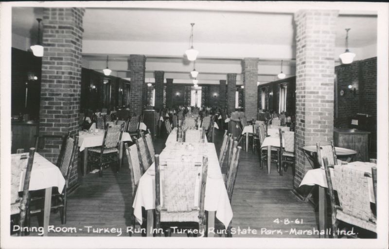 Dining Room, Turkey Run Inn, Turkey Run State Park Marshall Indiana
