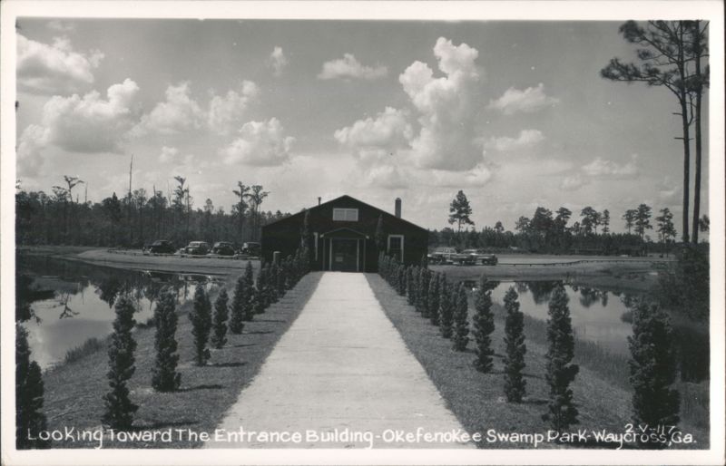 Looking Toward The Entrance Building, Okefenokee Swamp Park Waycross Georgia