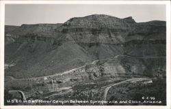 U.S. 60 in Salt River Canyon Postcard