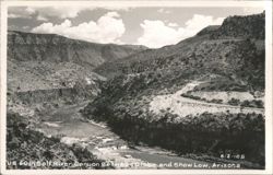 U.S. 60 in Salt River Canyon, Arizona Postcard