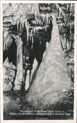 Phonograph Horn, Great Onyx Cave Postcard