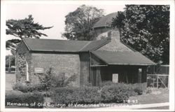 Remains of Old College of Vincennes Postcard