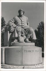 Francis Vigo Monument Postcard