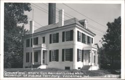 "Grouseland" - Where Gen. Harrison Lived While Governor Postcard