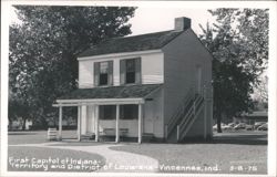 First Capitol of Indiana Territory and District of Louisiana Postcard