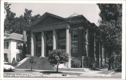First Baptist Church Postcard