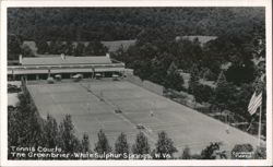 Tennis Courts, The Greenbrier Postcard