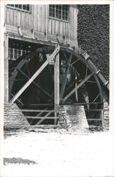 Water Wheel at Hammer's Mill, Spring Mill State Park Postcard