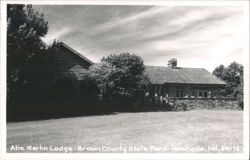 Abe Martin Lodge - Brown County State Park Postcard