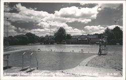 Swimming Pool, Brown County State Park Postcard