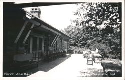 Porch, Abe Martin Lodge Postcard