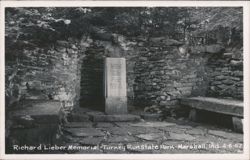 Richard Lieber Memorial, Turkey Run State Park Postcard