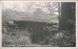 Cottage, Turkey Run State Park Postcard