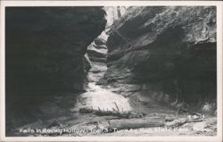 Falls in Rocky Hollow, Trail 3, Turkey Run State Park Postcard