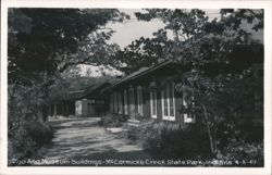 Zoo And Museum Buildings, McCormick's Creek State Park Postcard