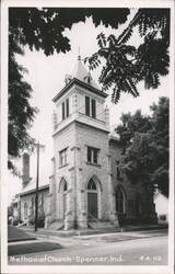Methodist Church, Spencer, Indiana Postcard