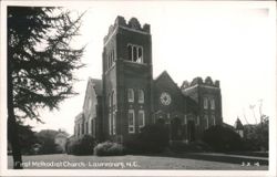 First Methodist Church, Laurinburg, NC Postcard
