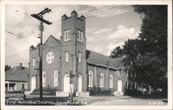 First Methodist Church, Hazelhurst, Ga. Postcard