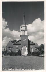 First Baptist Church Postcard