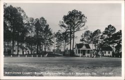 Waycross Court, South City Limits On U.S. 1 Postcard