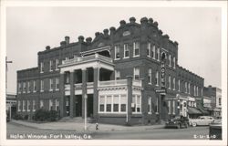 Hotel-Winona, Fort Valley, Ga. Postcard