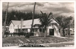 Recreation Hall and Little Theatre, Briny Breezes Park Postcard